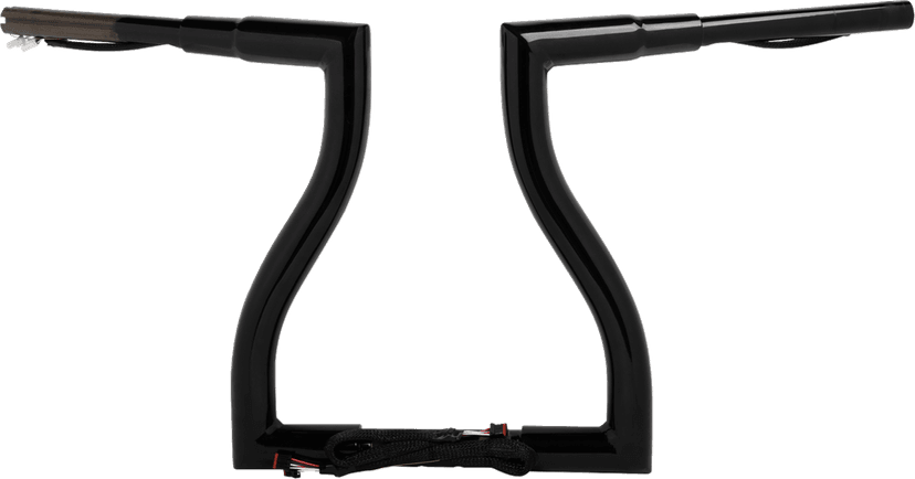 LA CHOPPERS 0601-6732 Pre-Wired Thresher Handlebar - 14" - Black — image 1 of 2