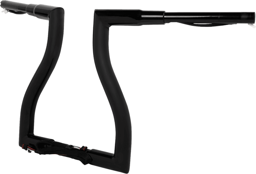 LA CHOPPERS 0601-6732 Pre-Wired Thresher Handlebar - 14" - Black — image 2 of 2