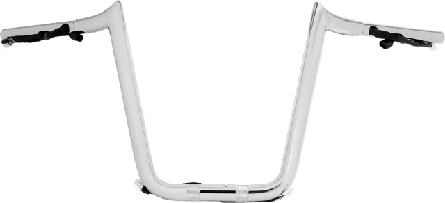 LA CHOPPERS 0601-6741 Pre-Wired Prime Ape Handlebar - 1-1/4" x 12" - Chrome — image 1 of 2