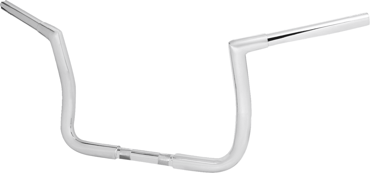 LA CHOPPERS 0601-6745 Pre-Wired Twin Peaks Handlebar - 1-1/4" x 10" - Chrome