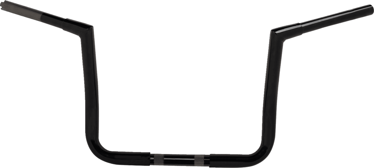 LA CHOPPERS 0601-6748 Pre-Wired Twin Peaks Handlebar - 1-1/4" x 12" - Black