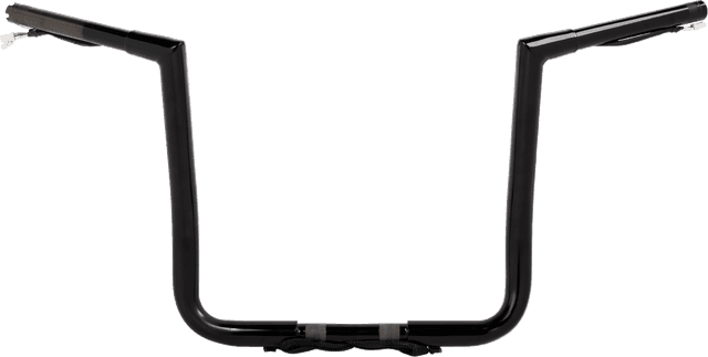 LA CHOPPERS 0601-6751 Pre-Wired Twin Peaks Handlebar - 1-1/4" x 14" - Black — image 1 of 2