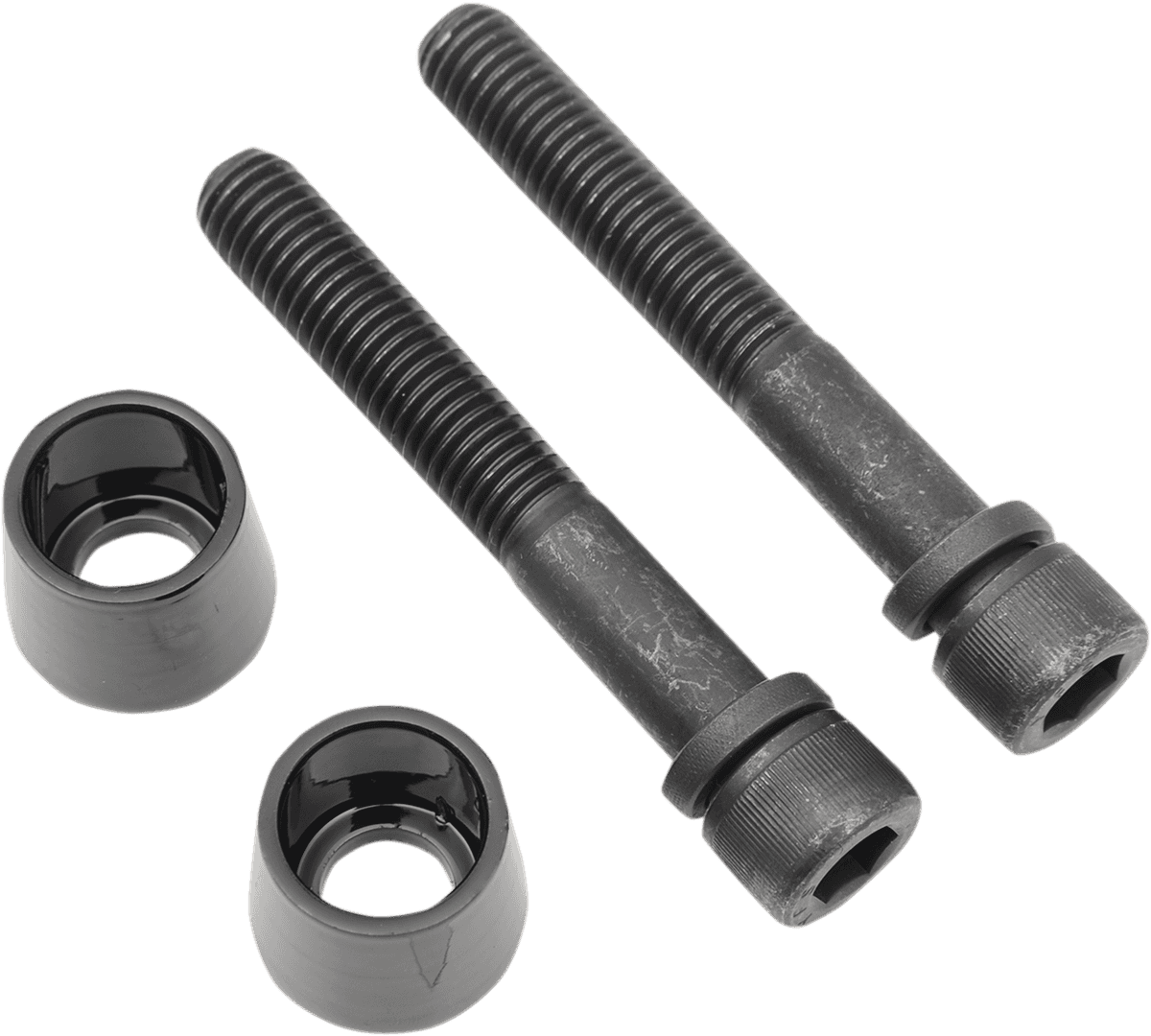 LA CHOPPERS 0602-0347 Handlebar Riser Bolt Cone Kit - Black