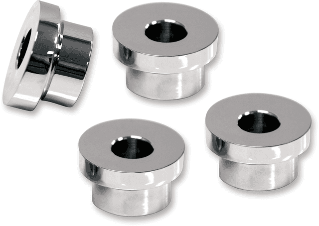 LA CHOPPERS 0602-0420 Angled Handlebar Riser Bushing Kit - 5° - Chrome — image 1 of 2