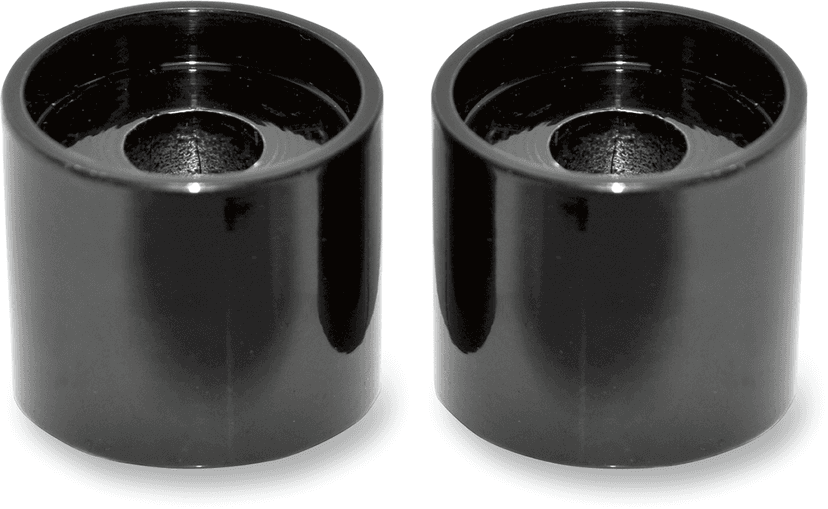 LA CHOPPERS 0602-0455 Handlebar Riser Extensions - 1" - Black