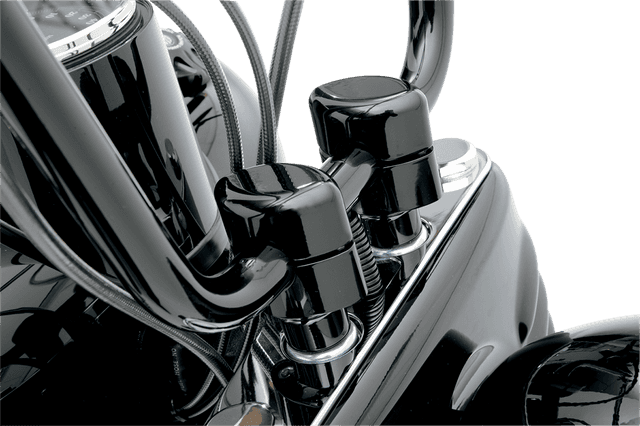 LA CHOPPERS 0602-0486 Handlebar Risers for 1" Handlebars - Smooth - 1-1/2" - Black — image 2 of 2