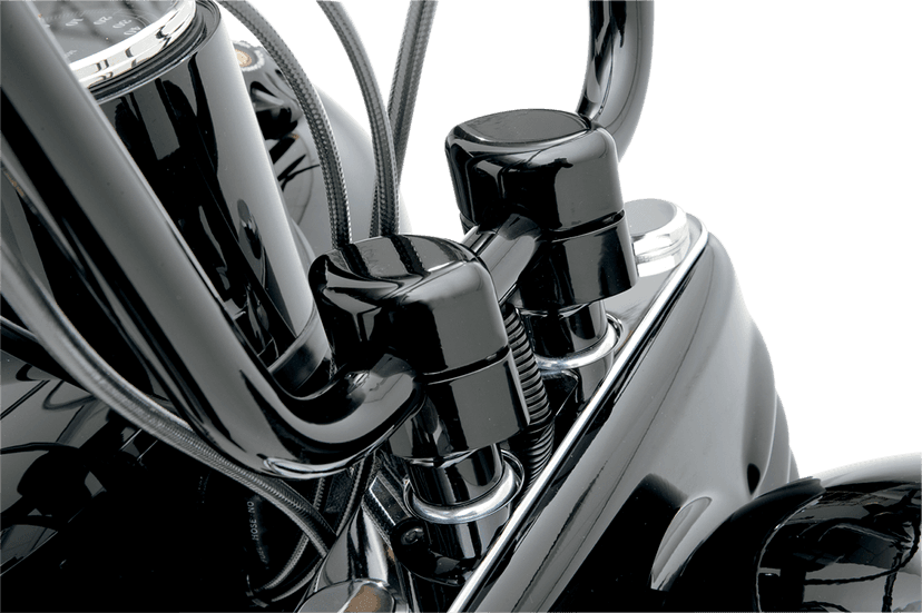 LA CHOPPERS 0602-0486 Handlebar Risers for 1" Handlebars - Smooth - 1-1/2" - Black — image 2 of 2