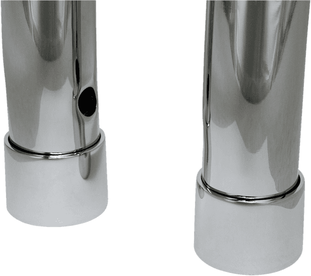 LA CHOPPERS 0602-0553 Handlebar Riser Extensions - 1" x 1-1/2" - Chrome — image 1 of 2