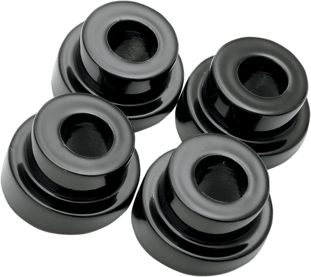 LA CHOPPERS 0602-0573 Angled Handlebar Riser Bushing Kit - 10° - Black — image 2 of 2