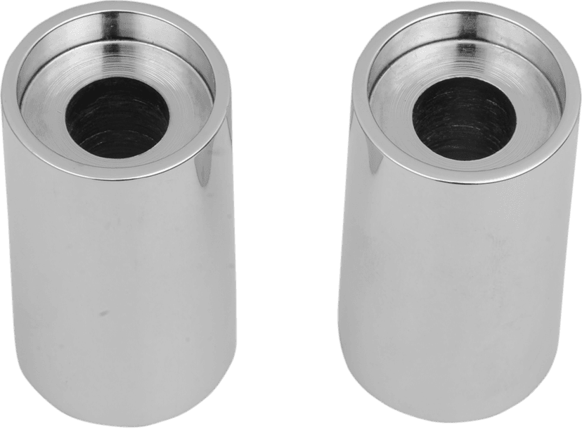 LA CHOPPERS 0602-0667 Handlebar Riser Extensions - 2" - Chrome