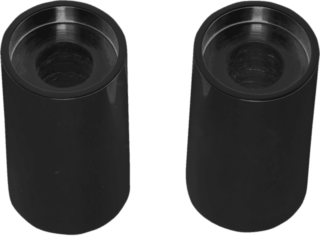 LA CHOPPERS 0602-0668 Handlebar Riser Extensions - 2" - Black