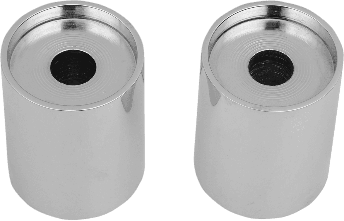 LA CHOPPERS 0602-0671 Handlebar Riser Extensions - 2" x 1-1/2" - Chrome