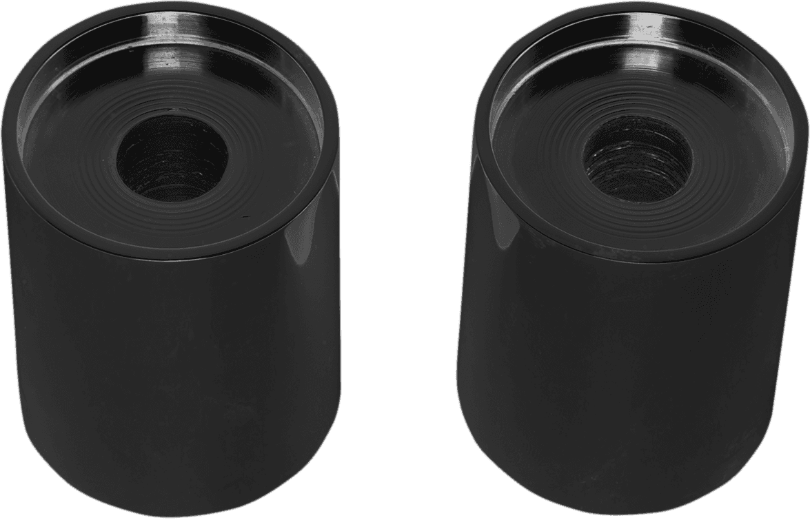 LA CHOPPERS 0602-0672 Handlebar Riser Extensions - 2" x 1-1/2" - Black