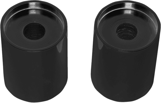 LA CHOPPERS 0602-0672 Handlebar Riser Extensions - 2" x 1-1/2" - Black