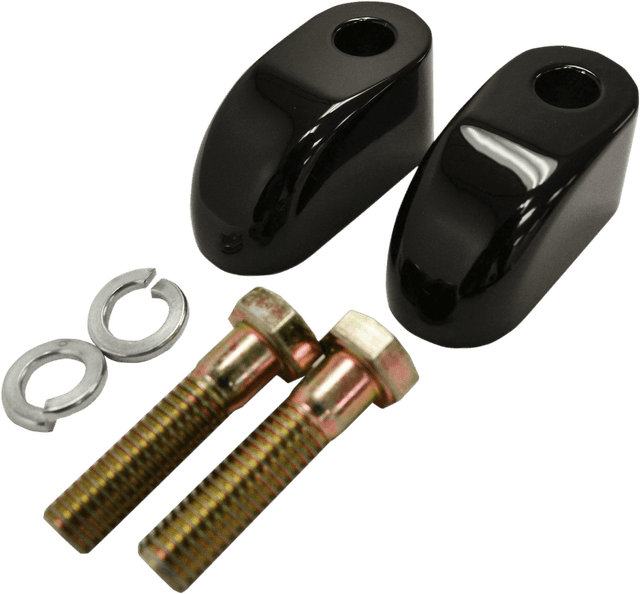 LA CHOPPERS 0602-0690 Handlebar Riser Pullback Extension Kit - 1" - Black — image 1 of 2