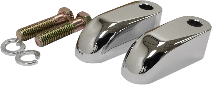 LA CHOPPERS 0602-0691 Handlebar Riser Pullback Extension Kit - 2" - Chrome