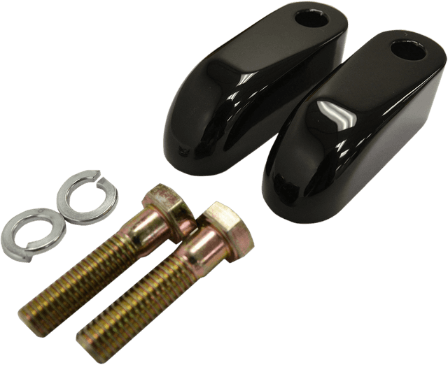 LA CHOPPERS 0602-0692 Handlebar Riser Pullback Extension Kit - 2" - Black