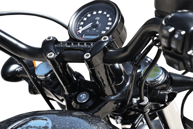 LA CHOPPERS 0602-0735 Handlebar Riser Extensions - 2" - Forty-Eight - Black — image 2 of 2