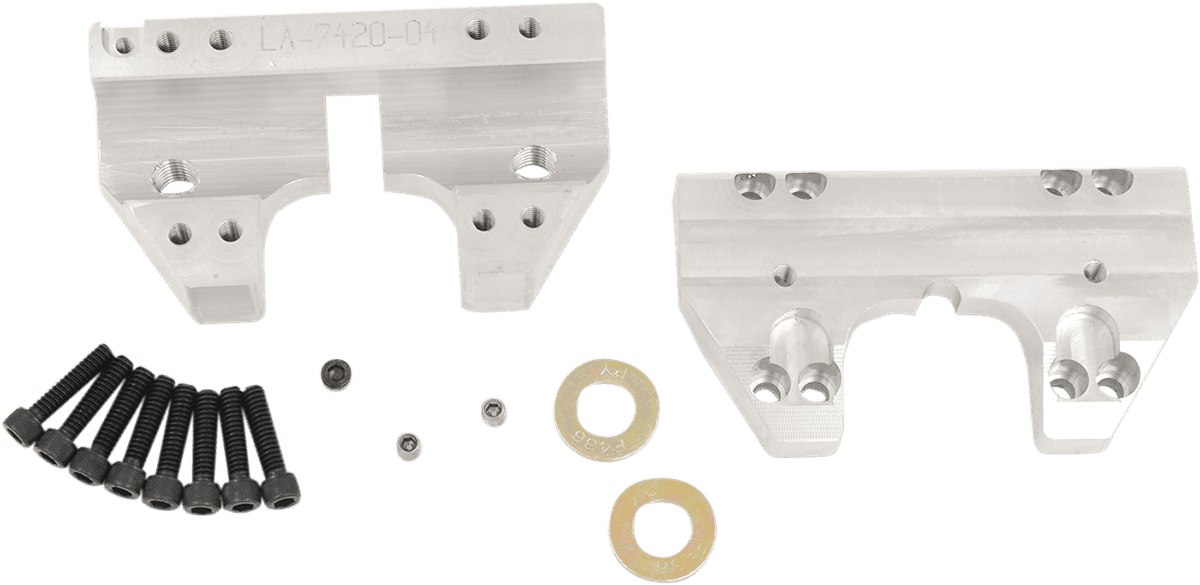 LA CHOPPERS 0602-0780 Handlebar Clamp Set - 1"
