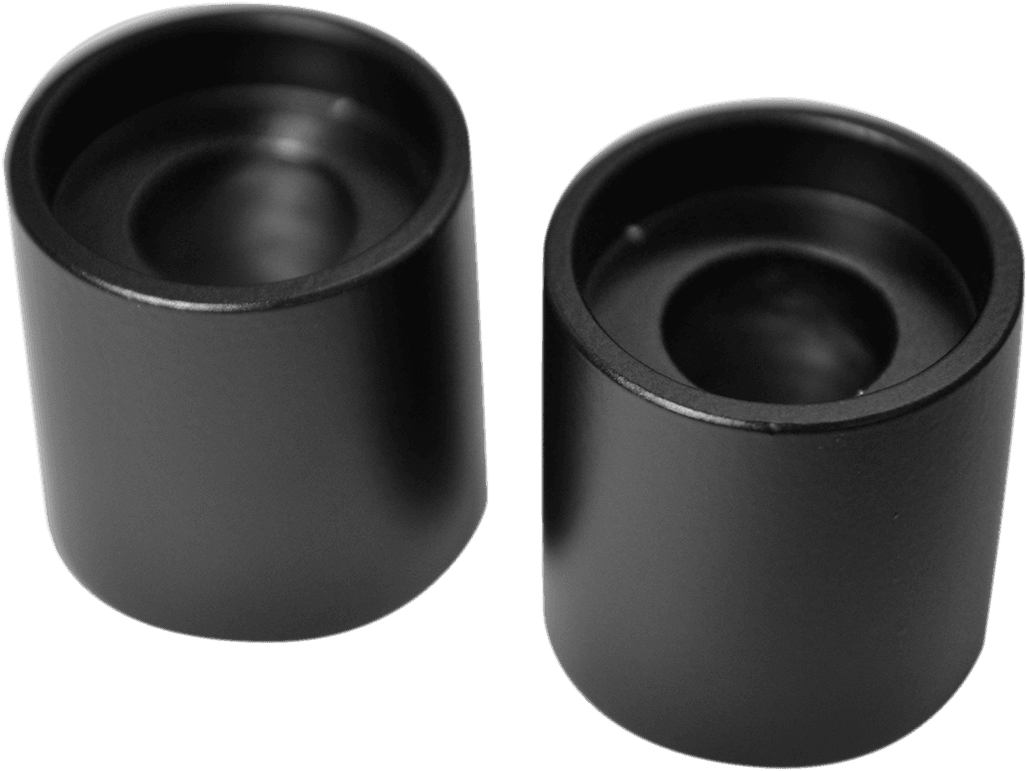 LA CHOPPERS 0602-0800 Handlebar Riser Extensions - 1" - Flat Black