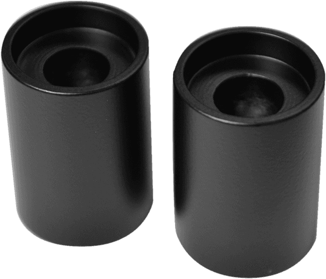 LA CHOPPERS 0602-0801 Handlebar Riser Extensions - 1-1/2" - Flat Black