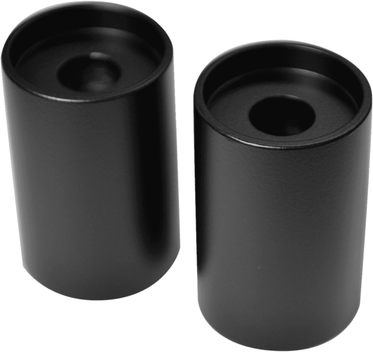 LA CHOPPERS 0602-0805 Handlebar Riser Extensions - 2" x 1-1/4" - Flat Black