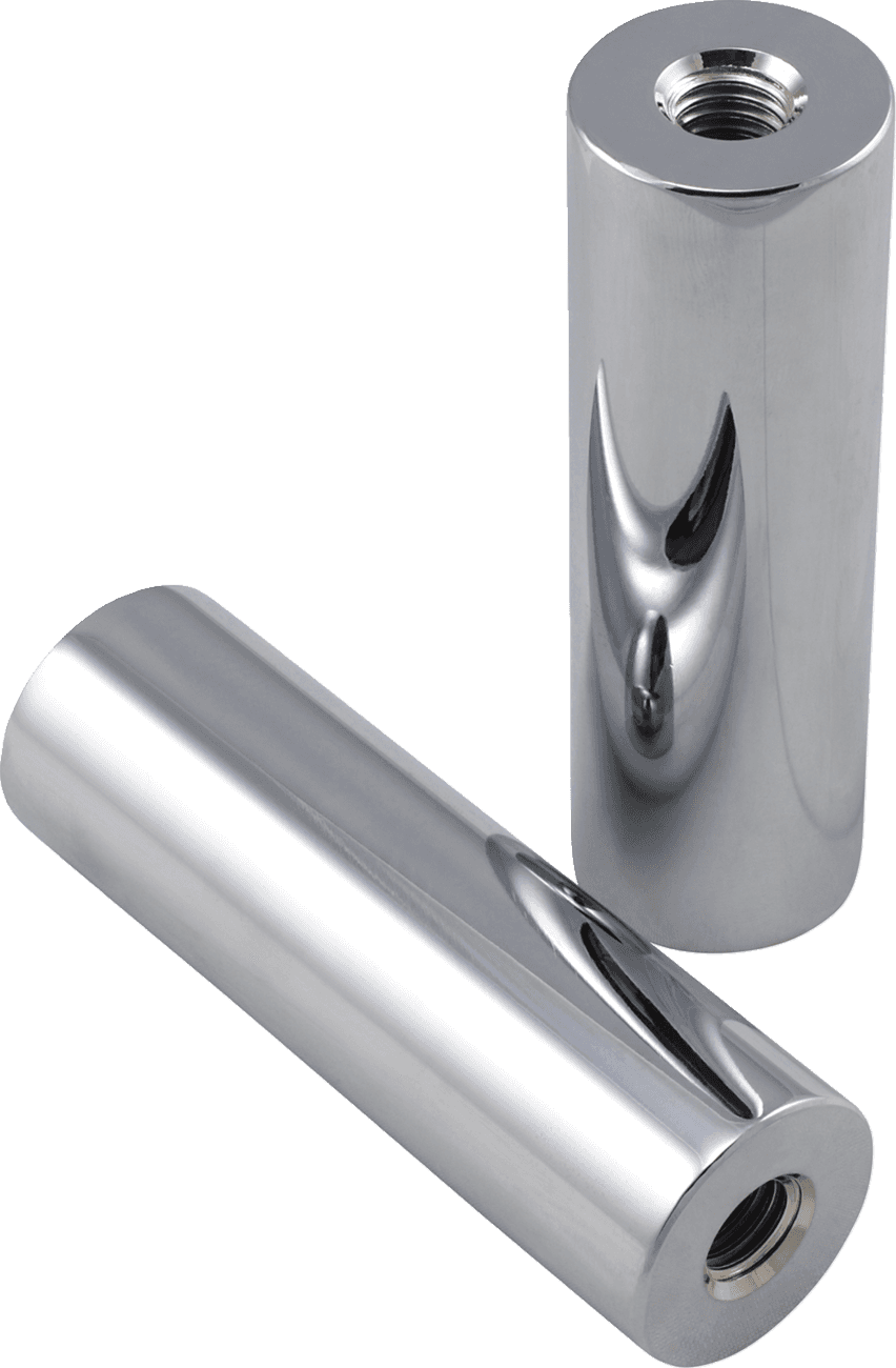 LA CHOPPERS 0602-1017 Kage Fighter Handlebar Risers - 4" - Chrome
