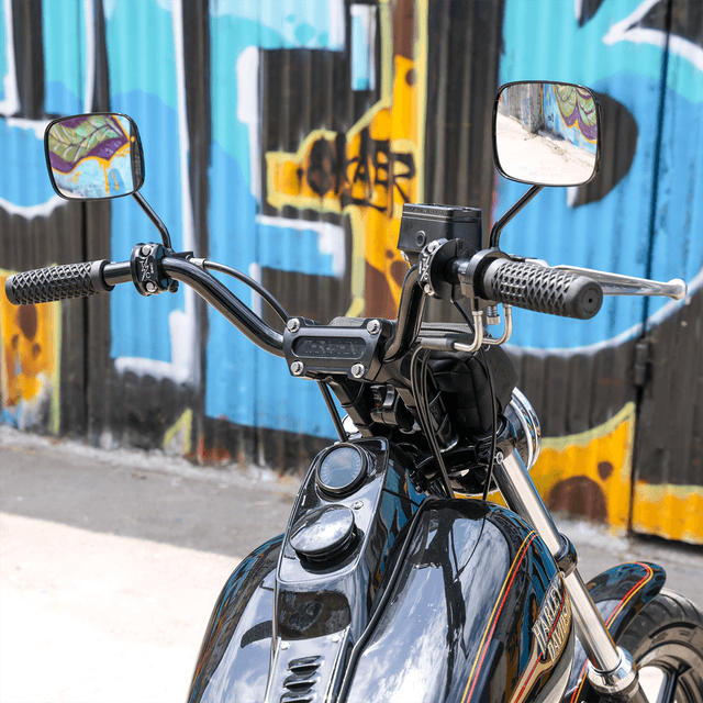 THRASHIN SUPPLY CO. 0602-1046 Handlebar Risers - Pull Back - 6-1/2" - Black — image 3 of 3