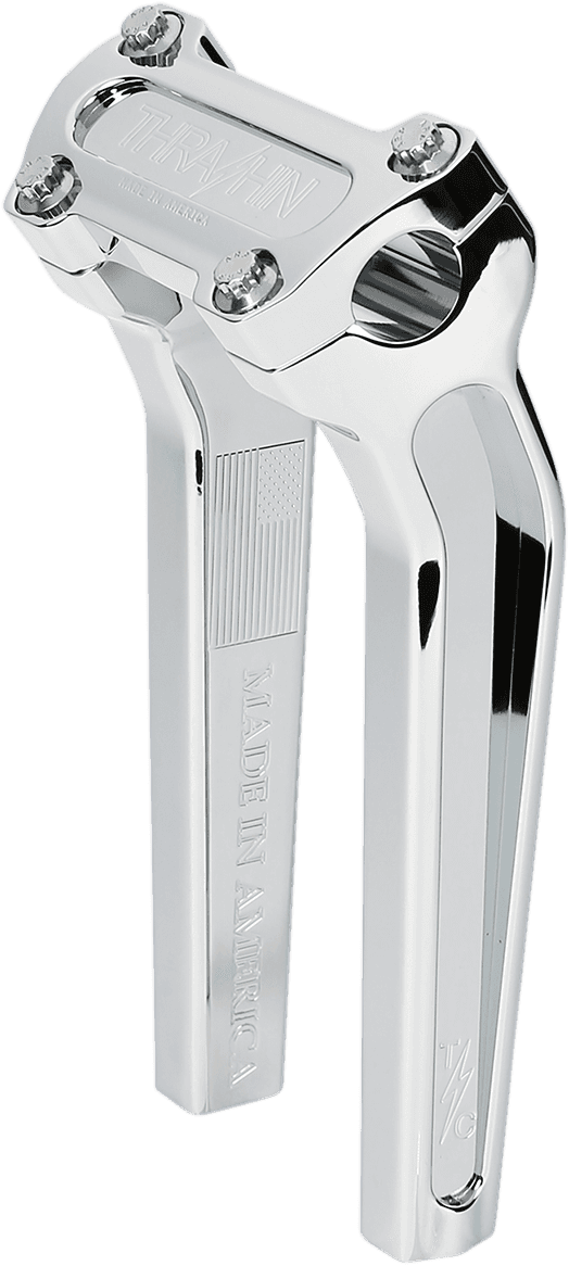 THRASHIN SUPPLY CO. 0602-1051 Handlebar Risers - Pull Back - 9-1/2" - Chrome — image 1 of 4