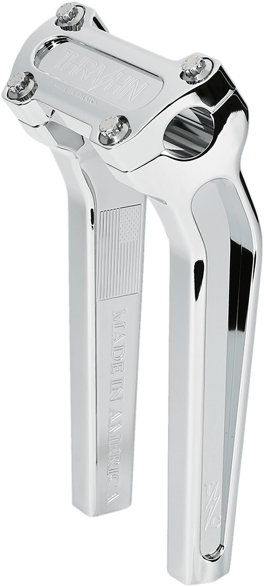 THRASHIN SUPPLY CO. 0602-1051 Handlebar Risers - Pull Back - 9-1/2" - Chrome — image 1 of 4