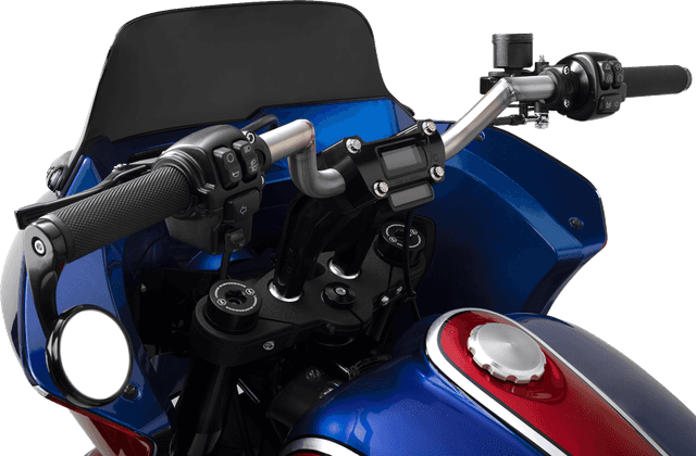 THRASHIN SUPPLY CO. 0602-1052 Handlebar Risers - Straight - 6" - Gauge Cutout - Black — image 4 of 4