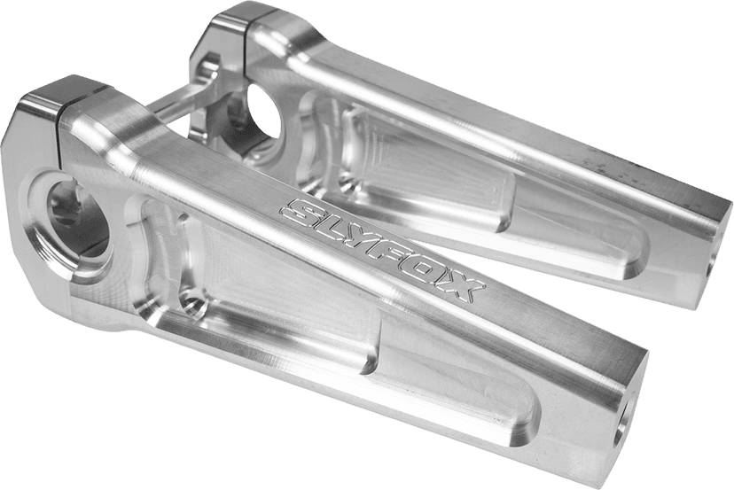 SLYFOX 0602-1156 Handlebar Riser Kit - Straight - 1" Clamping - 6" Rise - Raw — image 1 of 2