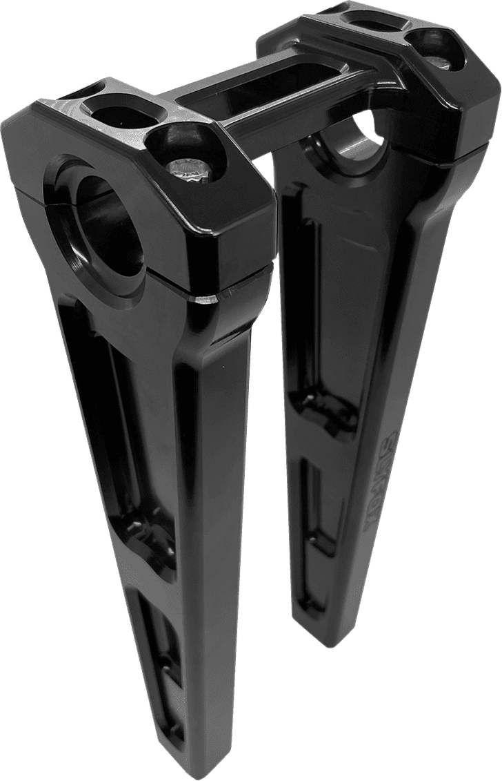 SLYFOX 0602-1161 Handlebar Riser Kit - Straight - 1" Clamping - 10" Rise - Black
