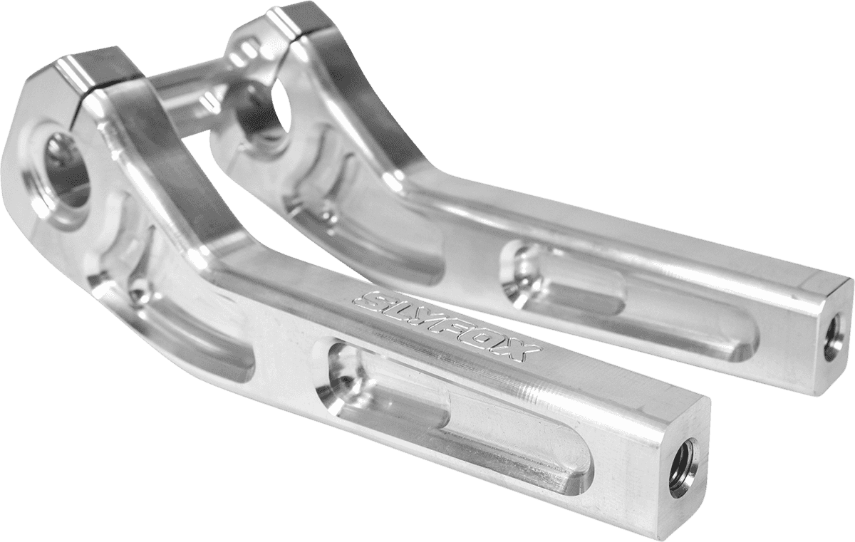 SLYFOX 0602-1164 Handlebar Riser Kit - Pullback - 1" Clamping - 8" Rise - Raw