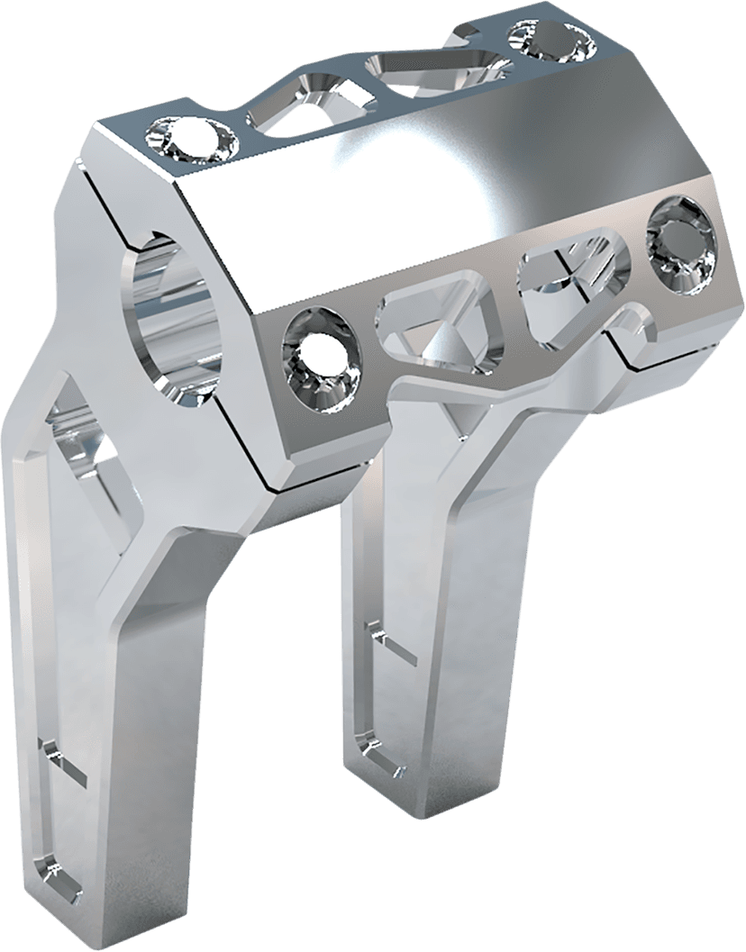 LA CHOPPERS 0602-1209 Performance Risers - Pullback - 6" x 1-1/4" - Raw