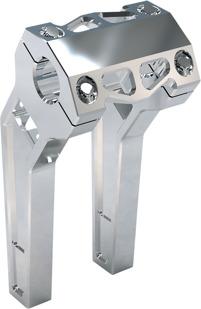 LA CHOPPERS 0602-1210 Performance Risers - Pullback - 8" x 1-1/4" - Raw