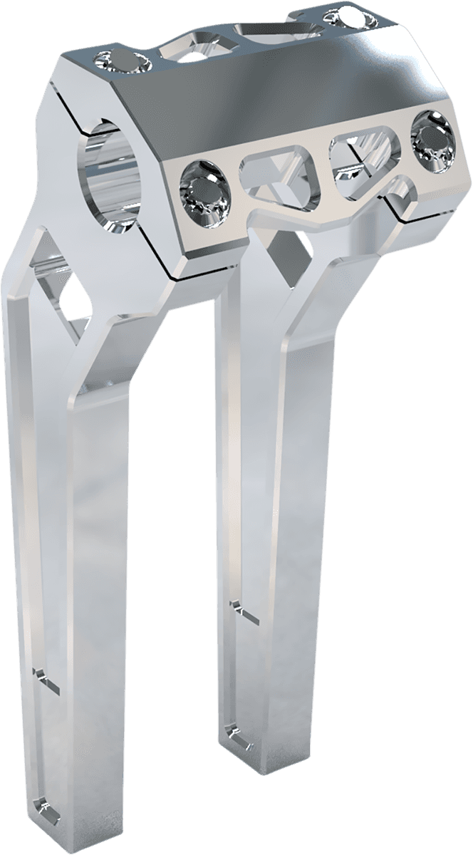 LA CHOPPERS 0602-1211 Performance Risers - Pullback - 10" x 1-1/4" - Raw