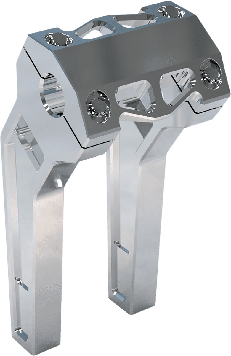 LA CHOPPERS 0602-1222 Performance Risers - Pullback - 8" - Raw