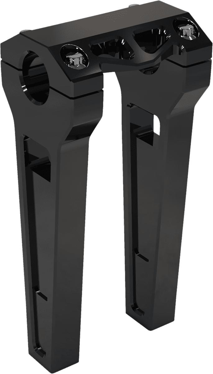 LA CHOPPERS 0602-1225 Performance Risers - Straight - 8" x 1-1/4" - Black Anodized