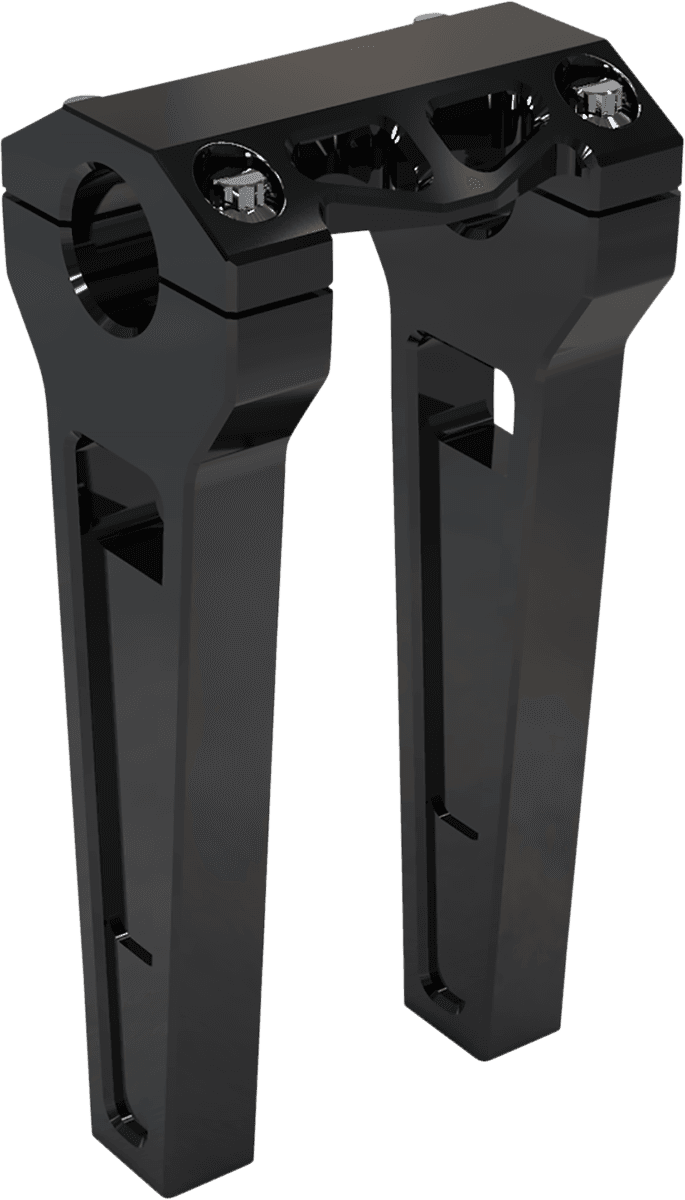 LA CHOPPERS 0602-1225 Performance Risers - Straight - 8" x 1-1/4" - Black Anodized