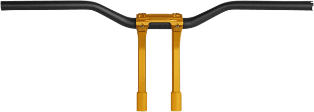 PERFORMANCE MACHINE (PM) 0602-1238 Phatbar & Riser Kit - External Wiring - 9" - Gold Ops — image 1 of 5
