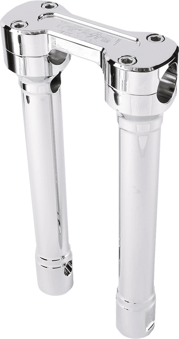 THRASHIN SUPPLY CO. 0602-1241 Hole Shot Risers - 10" - Chrome