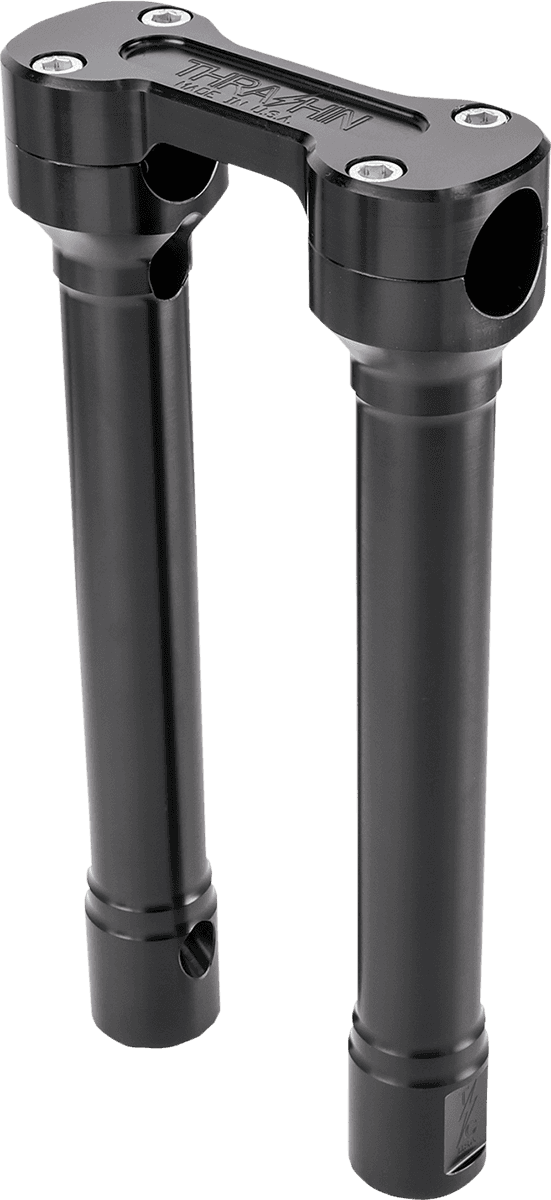 THRASHIN SUPPLY CO. 0602-1242 Hole Shot Risers - 10" - Black