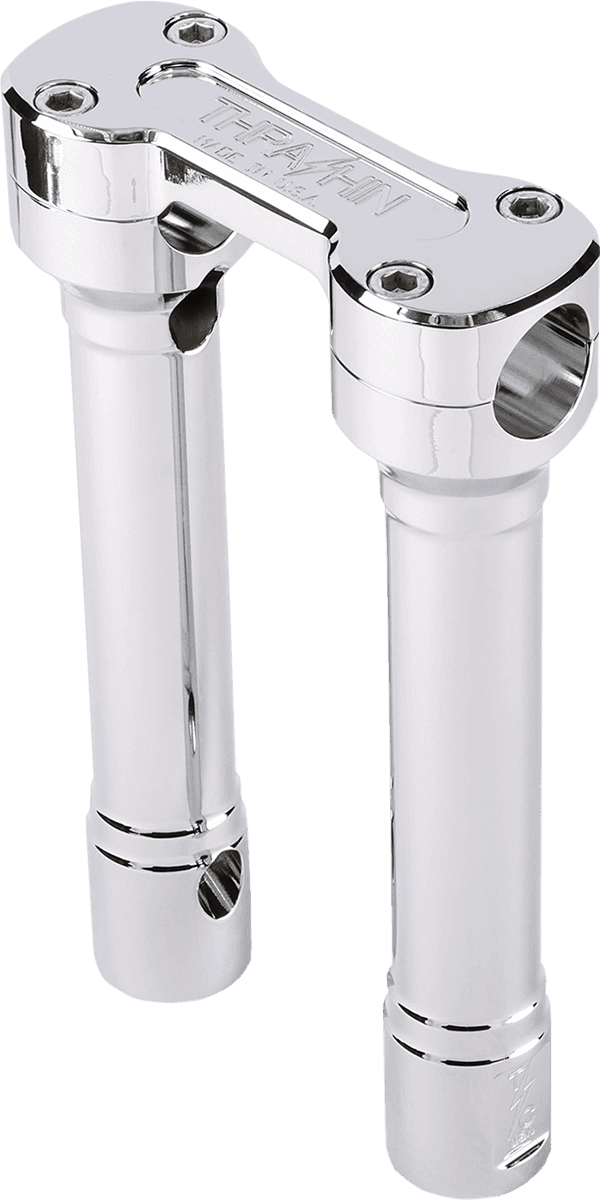 THRASHIN SUPPLY CO. 0602-1243 Hole Shot Risers - 8" - Chrome — image 1 of 2