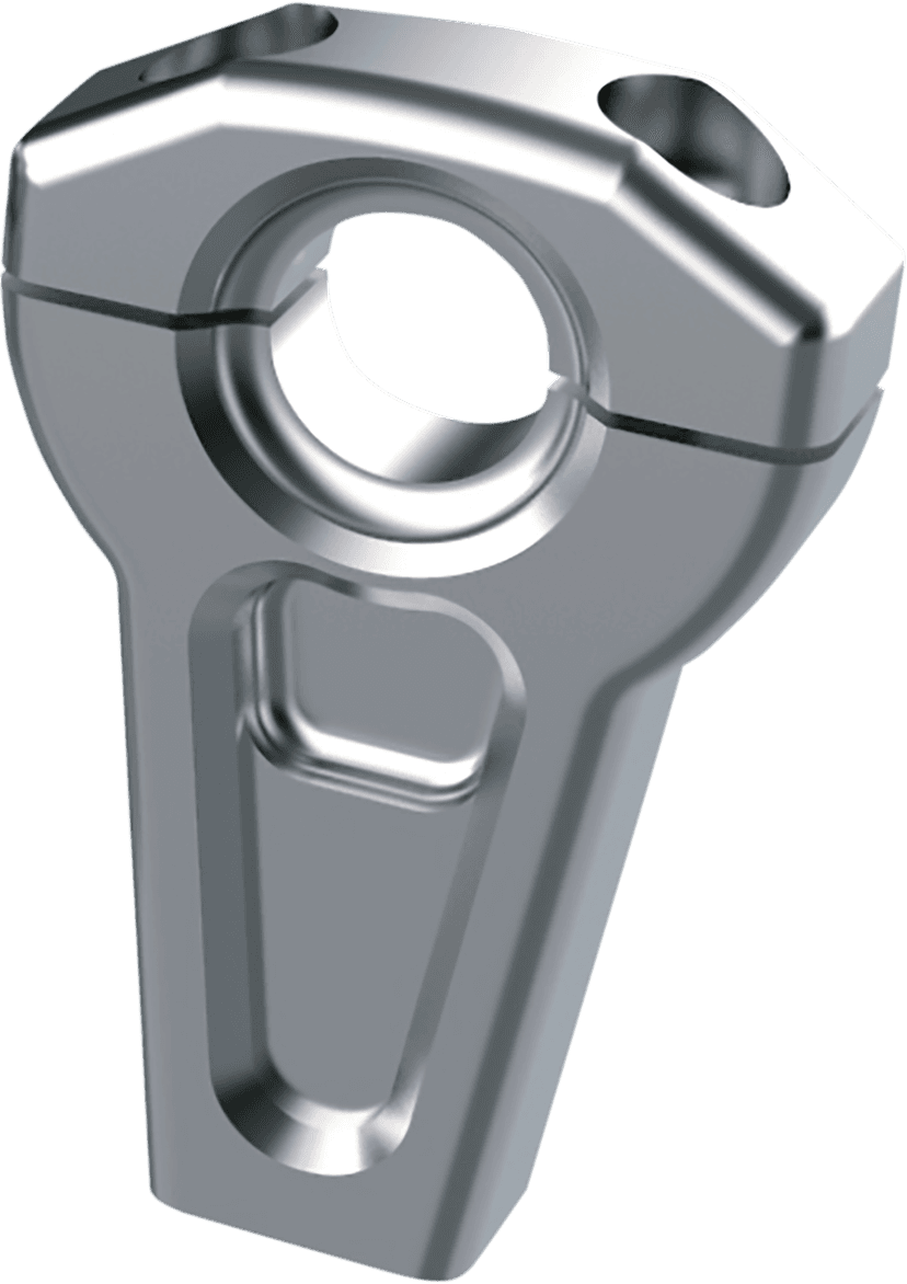SLYFOX 0602-1255 Handlebar Riser Kit - Straight - 1" Clamping - 3-1/2" Rise - Raw