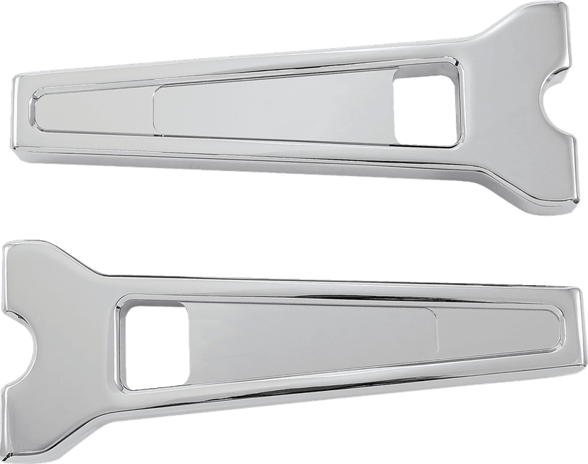 LA CHOPPERS 0602-1408 Performance Risers - Straight - 8" - Chrome — image 1 of 2