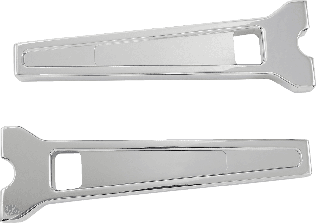 LA CHOPPERS 0602-1409 Performance Risers - Straight - 10" - Chrome