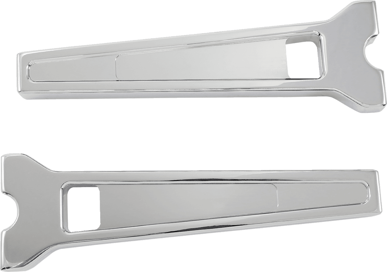 LA CHOPPERS 0602-1409 Performance Risers - Straight - 10" - Chrome