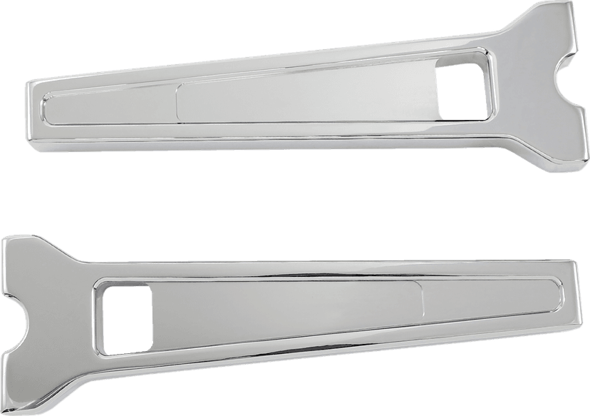 LA CHOPPERS 0602-1409 Performance Risers - Straight - 10" - Chrome — image 1 of 2