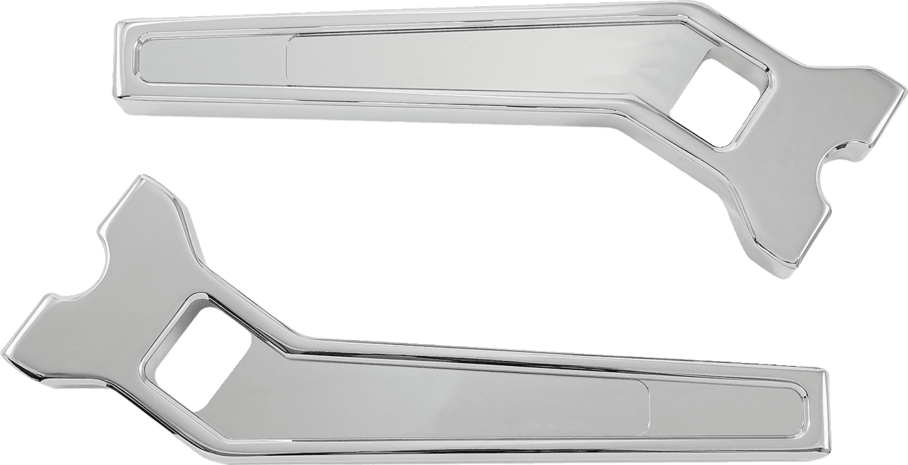 LA CHOPPERS 0602-1412 Performance Risers - Pullback - 10" - Chrome